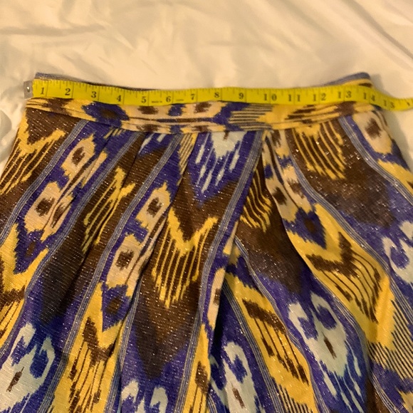 Tory Burch Jemima Ikat Print Skiry  Size 4 - Picture 9 of 14